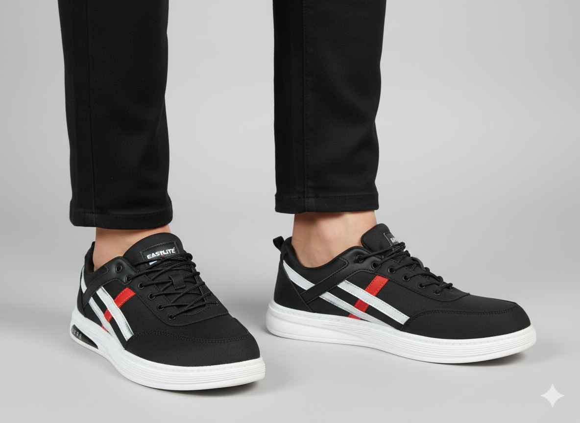 Eastlite Men's Black Casual